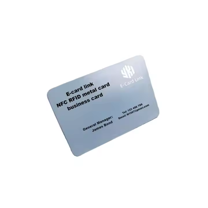 grammable metal stainless steel Business Cards RFID Smart 213 215 NT AG 216 Wooden Hotel Key Card