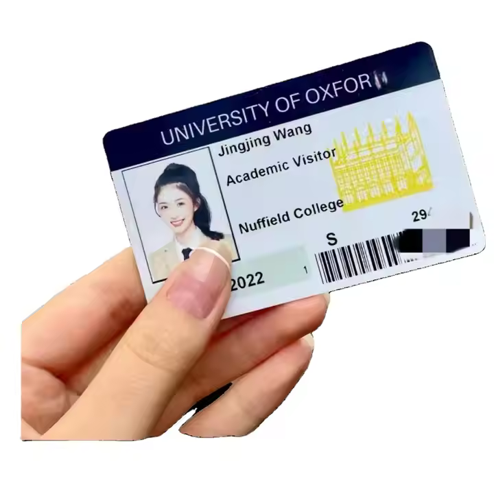 Plastic Photo RFID NFC Pvc Hanging ID Card Digital Identification business cards Employee Card for a