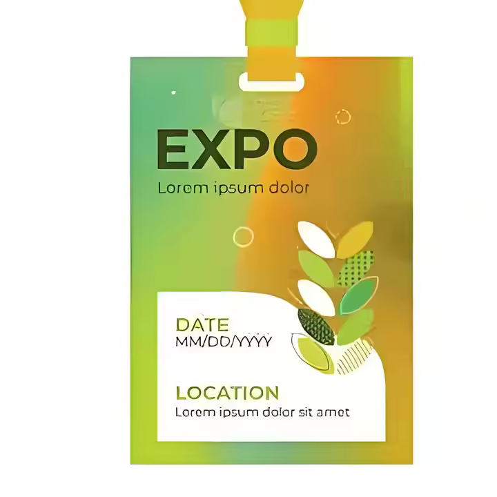 No chip PVC card Custom design cheap no Photo id Student visitor event Employee Access control busin