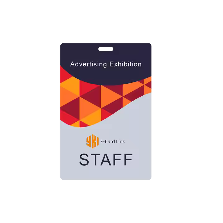 No chip PVC card Custom design cheap no Photo id Student visitor event Employee Access control busin