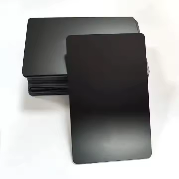 RFID PVC plastic black blank card 125KHz 13.56 NFC Hotel Door Room key Cards Contactless Access Cont