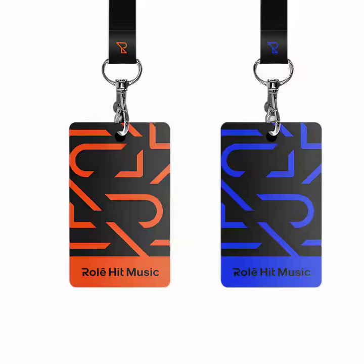 No chip Custom design cheap id PVC card Student visitor event Employee Access control business magne