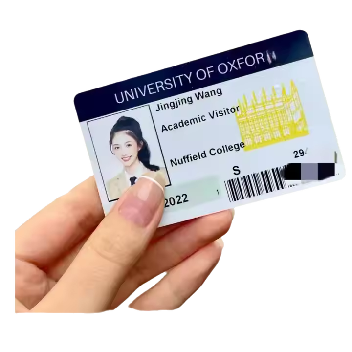 No chip Custom design cheap Student visitor event Employee Access control business magnetic qr code 