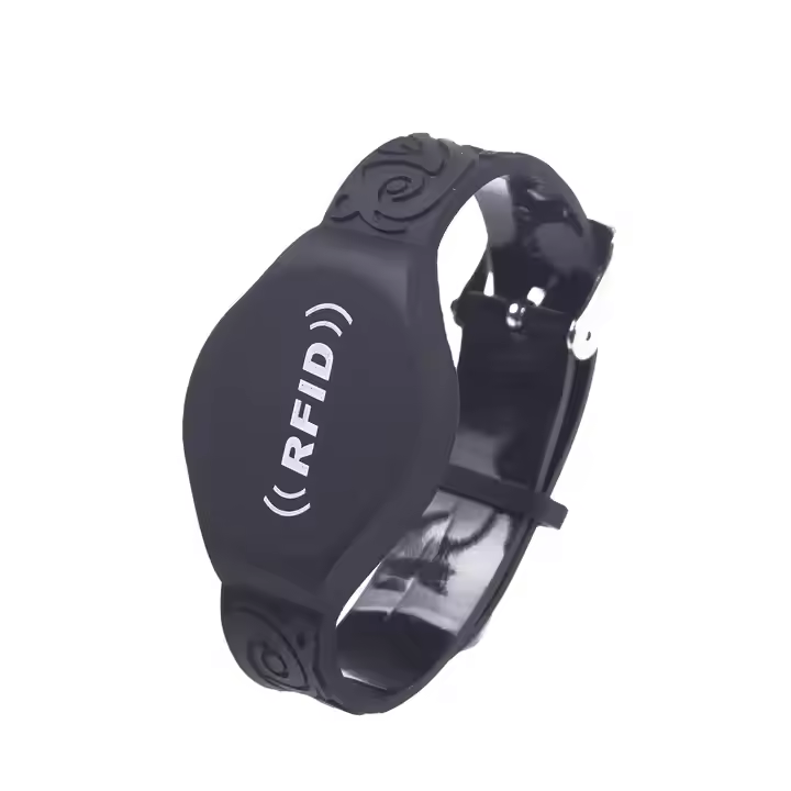 Wholesale customized LOGO rfid wristband 125kzh Printable NFC RFID waterproof Door Access control ta