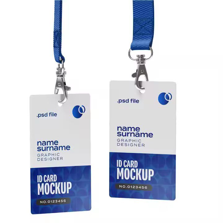 Custom standard size Photo Id PVC card Student staff exhibition event card Employee Access Plastic q