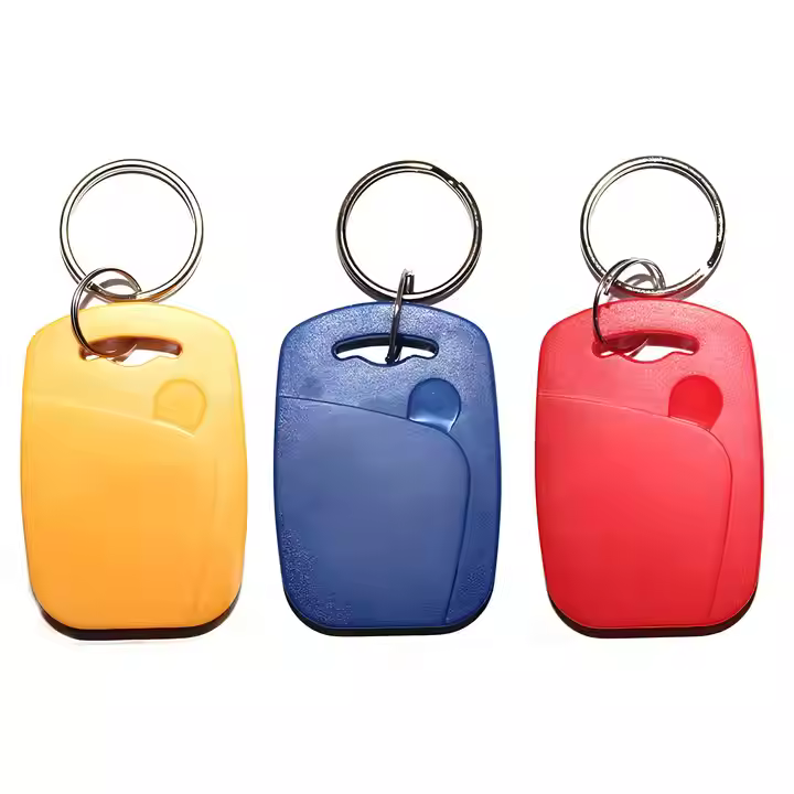 125khz BLANK ID custom Key fob tag NFC With plastic ABS smart Keychain hotel access elevator managem