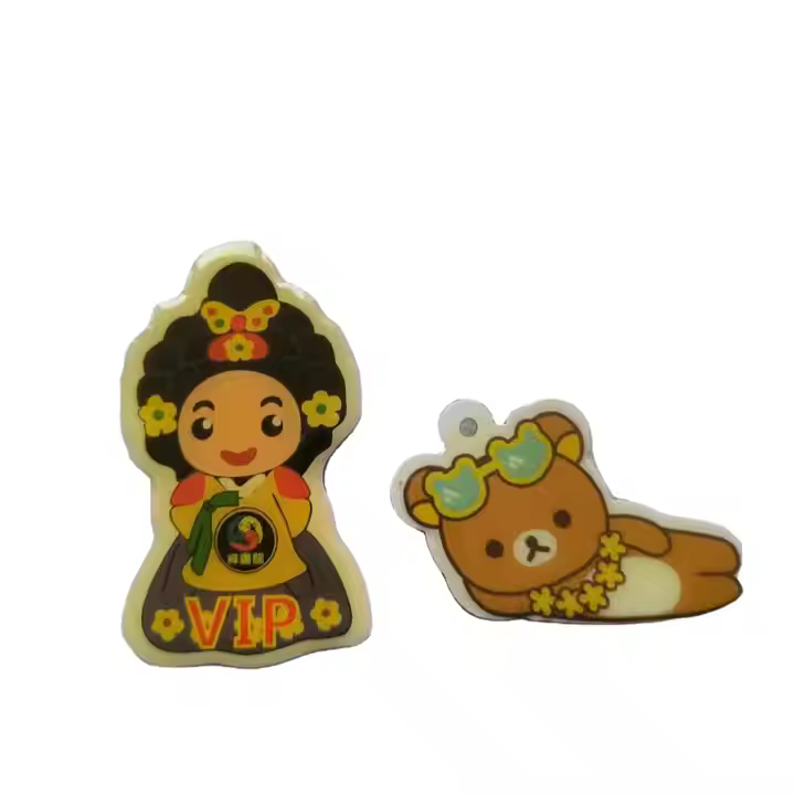 customized cheap price waterproof 125KHz 13.56MHz RFID PVC Epoxy NFC Key chain Card For Access Contr