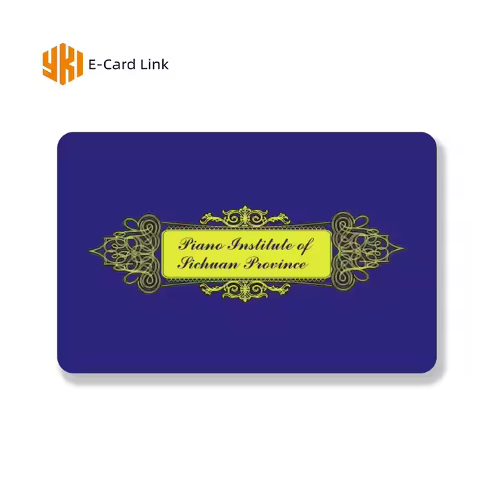 Custom standard size vip membership Student Employee RFID id pvc contactless card door access waterp